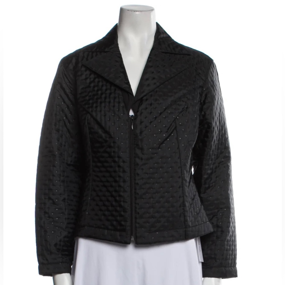 ANNE FONTAINE Polka Dot Print Evening Jacket